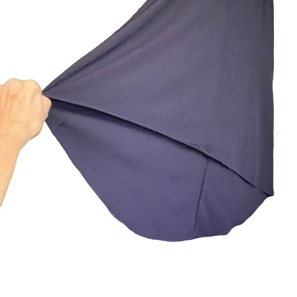 Athletic style Navy Tank Dress-Size 1X-Racer Back-Stretch-Pockets-Longer in back - Picture 2 of 8